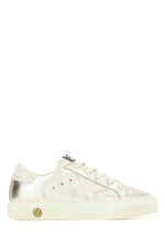 Off White Leather Sneakers 1