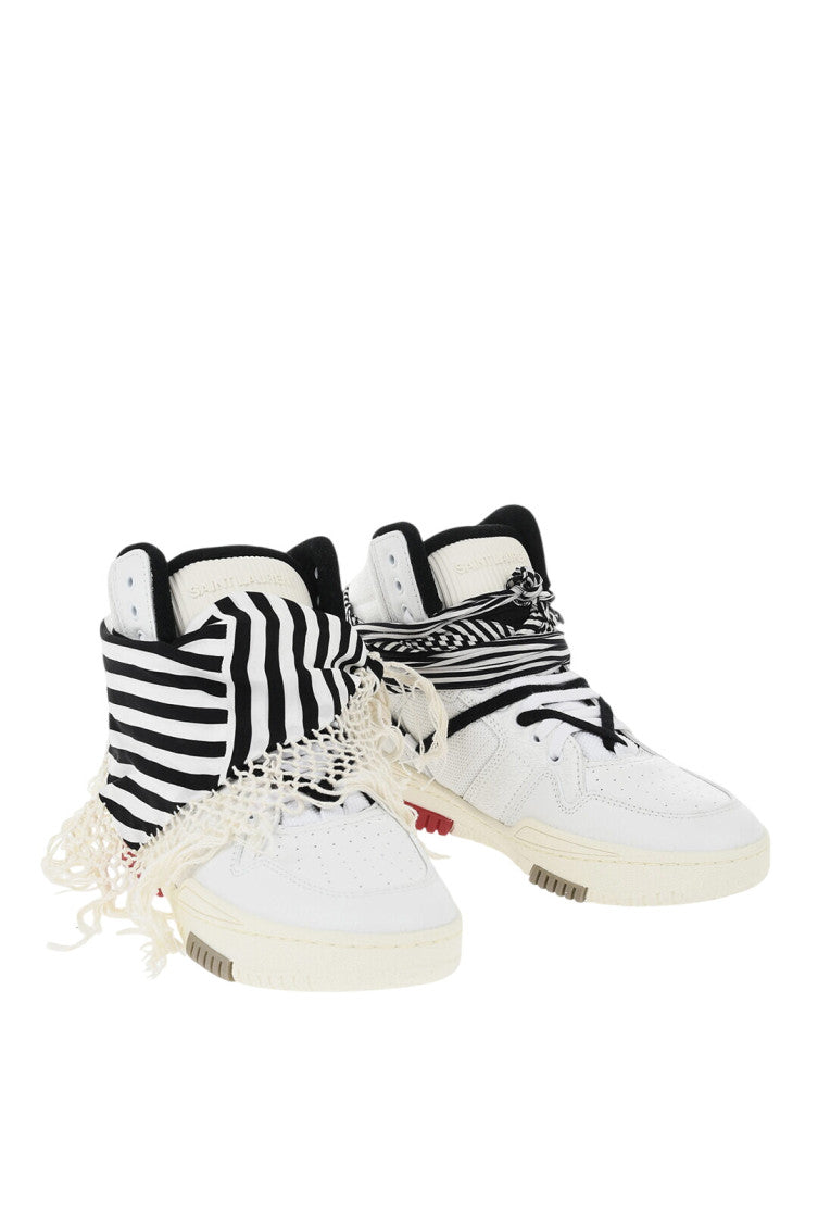 White High-Top Sneakers 2