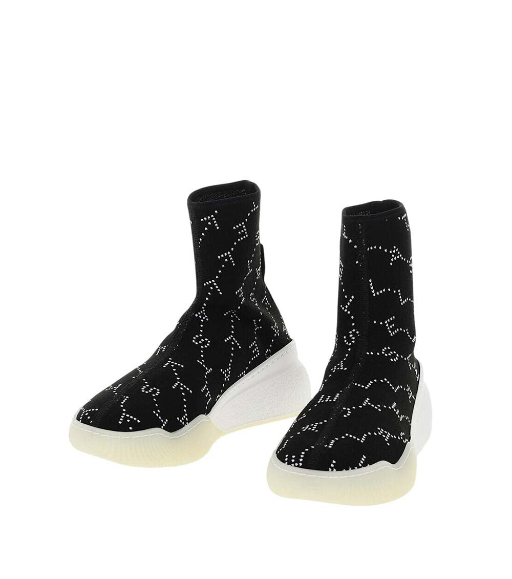 Black Logo Sneakers 2