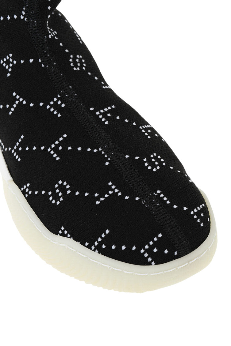 Black Logo Sneakers 4