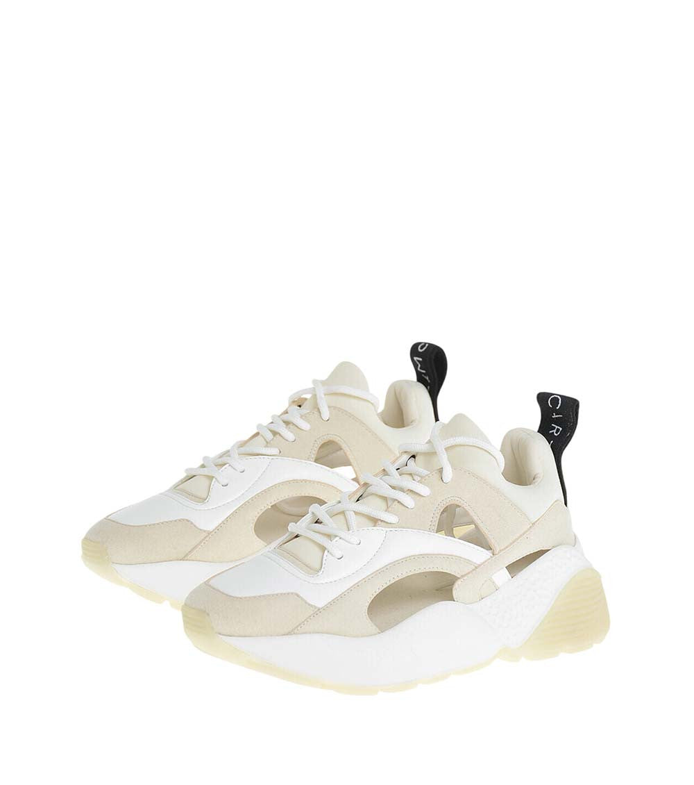 Beige Leather Sneakers 2