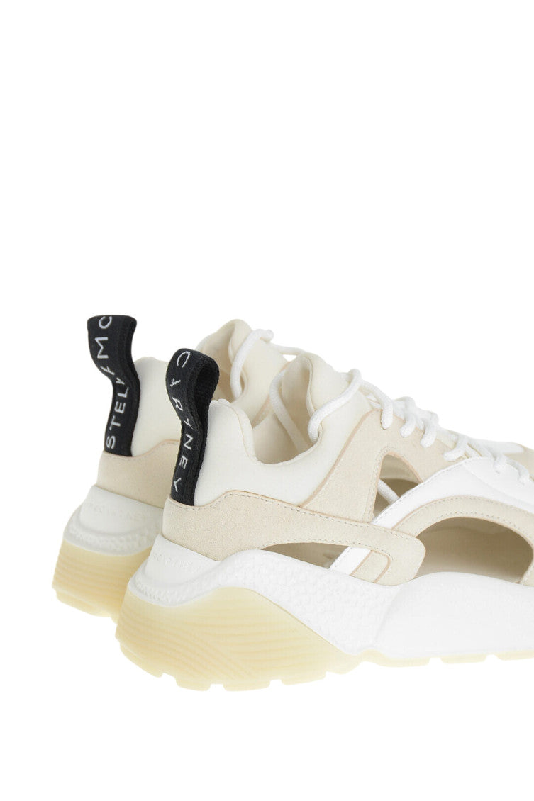 Beige Leather Sneakers 3