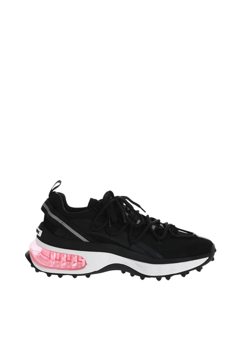 Black Low-Top Bubble Sneakers 1