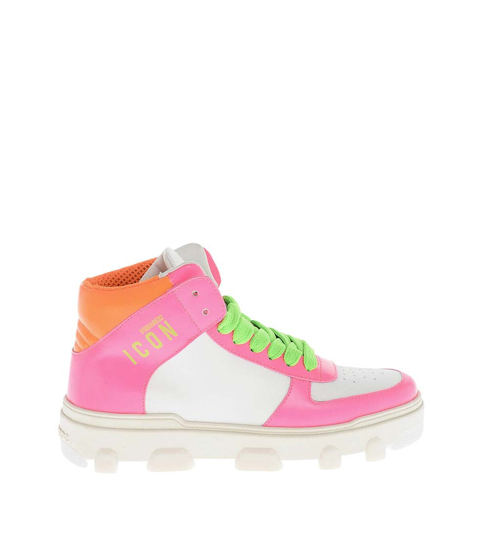Multi Color Color-Block Sneakers 1