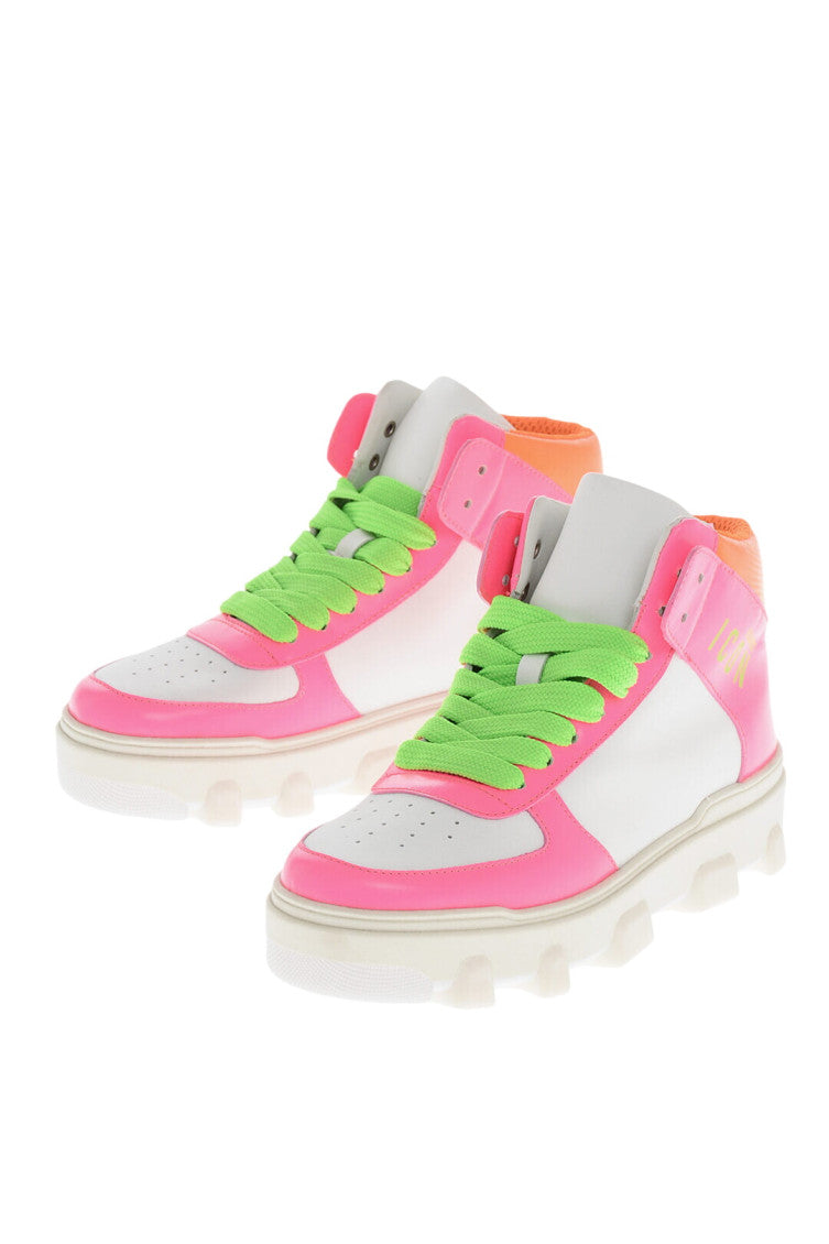 Multi Color Color-Block Sneakers 2