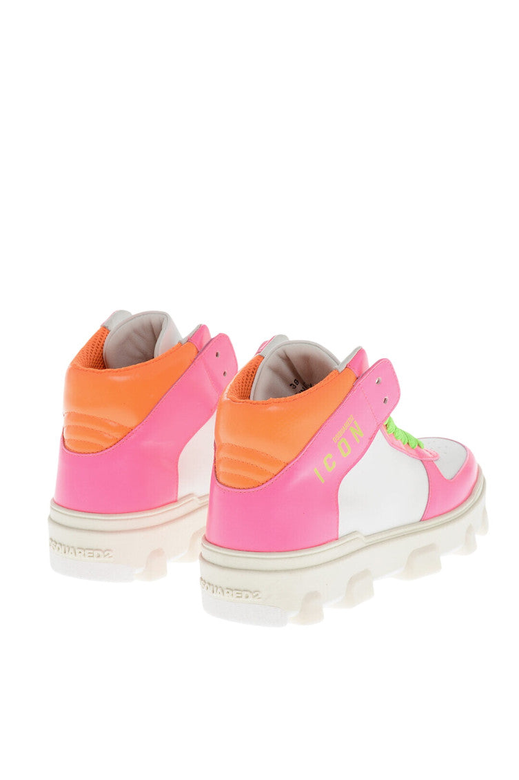 Multi Color Color-Block Sneakers 3