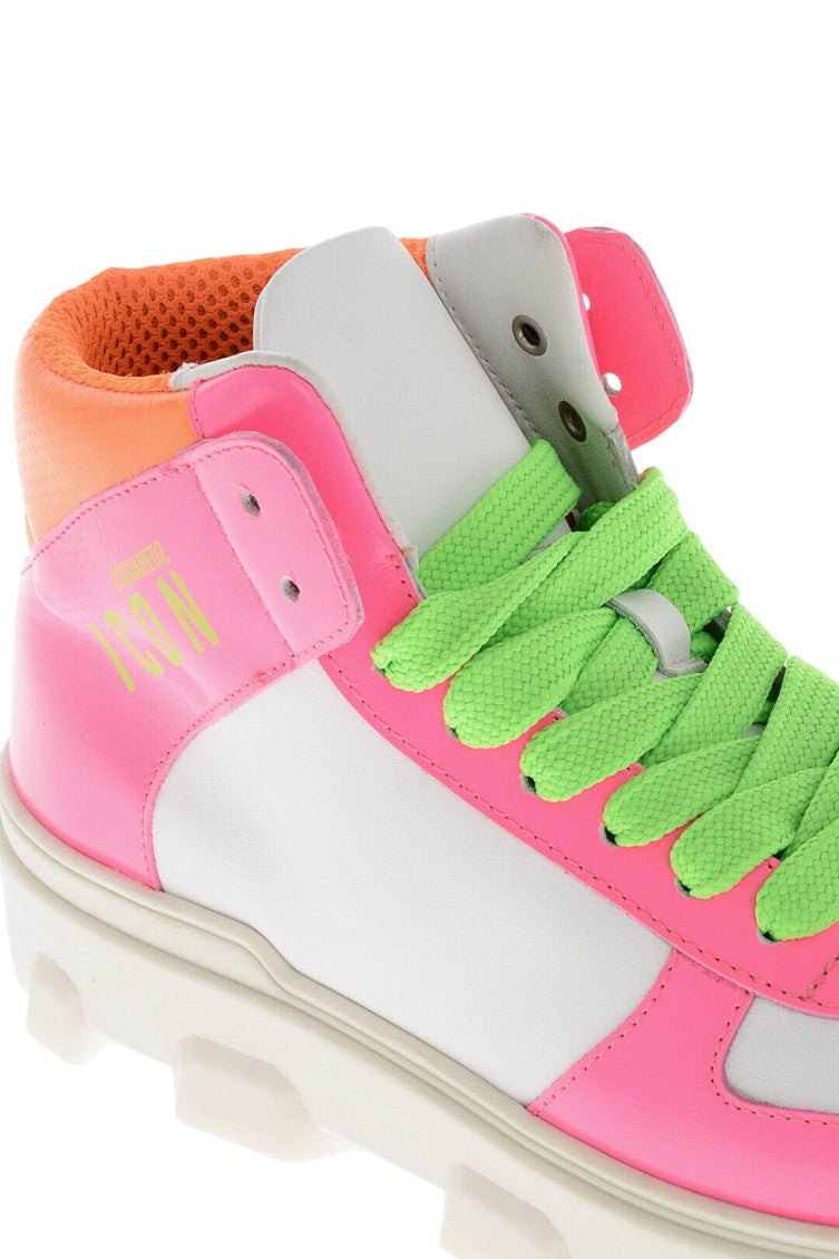 Multi Color Color-Block Sneakers 4