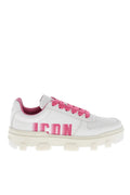 Pink Logo Icon Sneakers 1