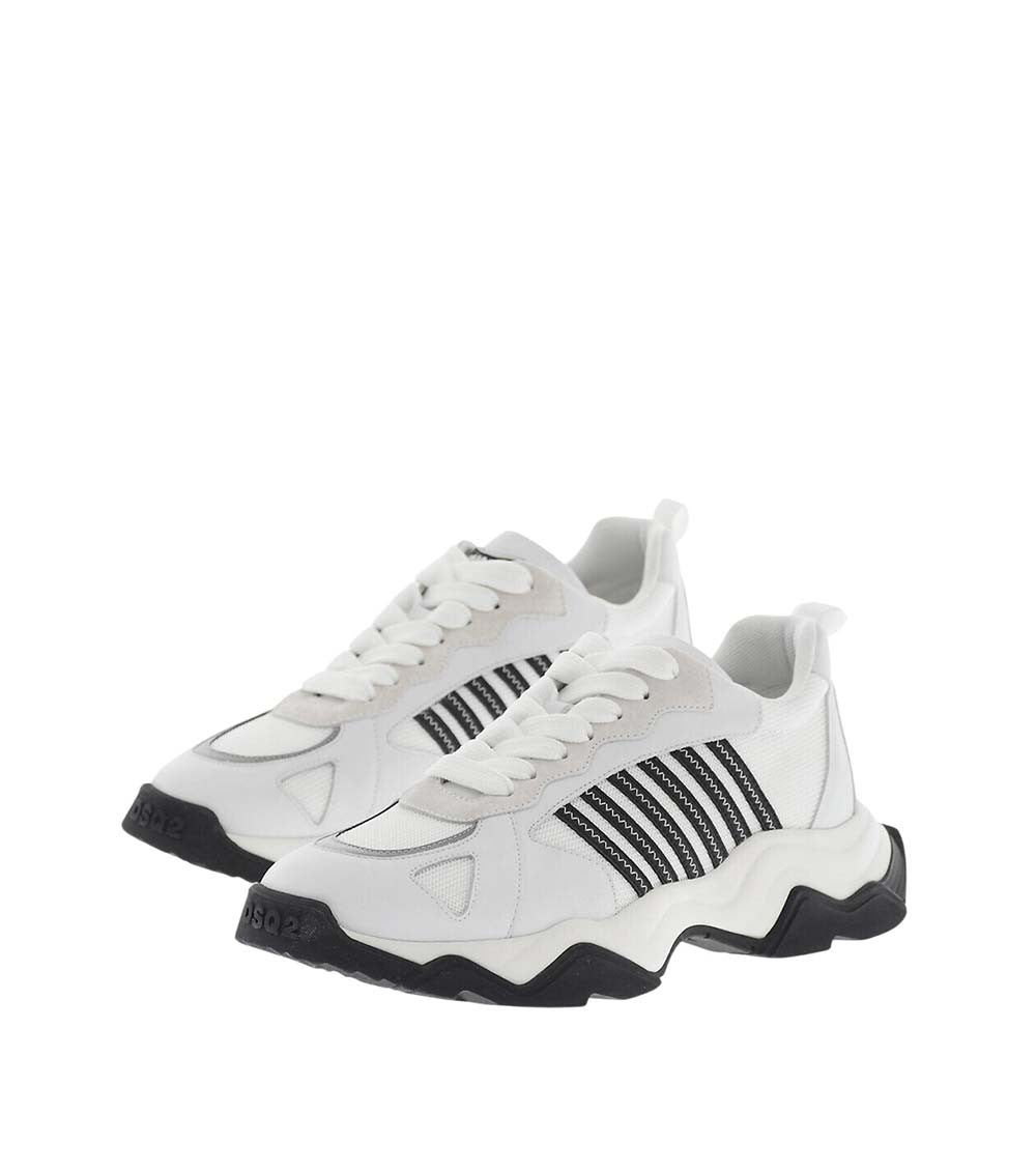 White Low-Top Sneakers 2