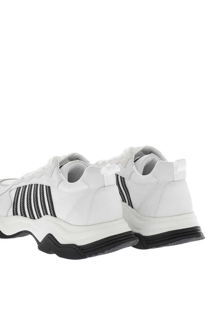 White Low-Top Sneakers 3