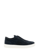 Navy Logo Slip-on Sneakers 1