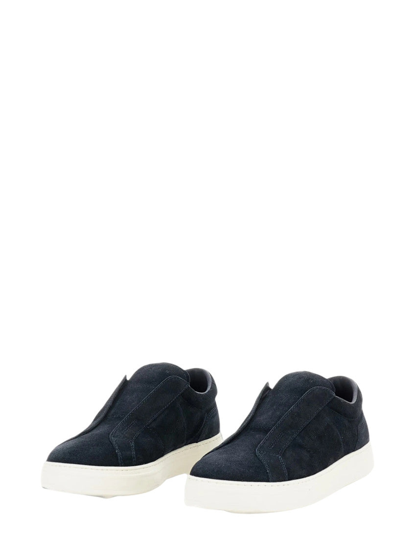 Navy Logo Slip-on Sneakers 2