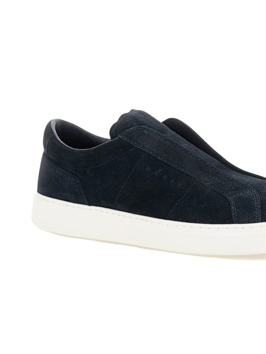 Navy Logo Slip-on Sneakers 4