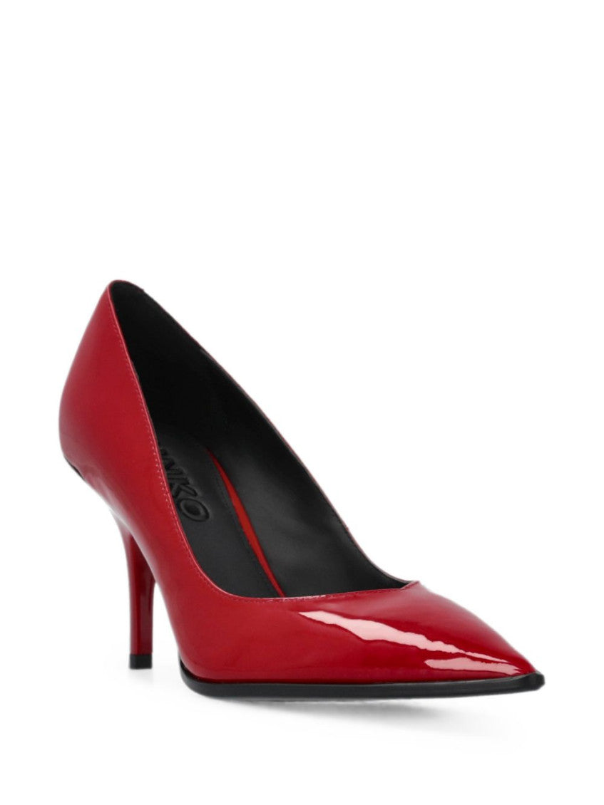 Red Slip-on Pumps 2