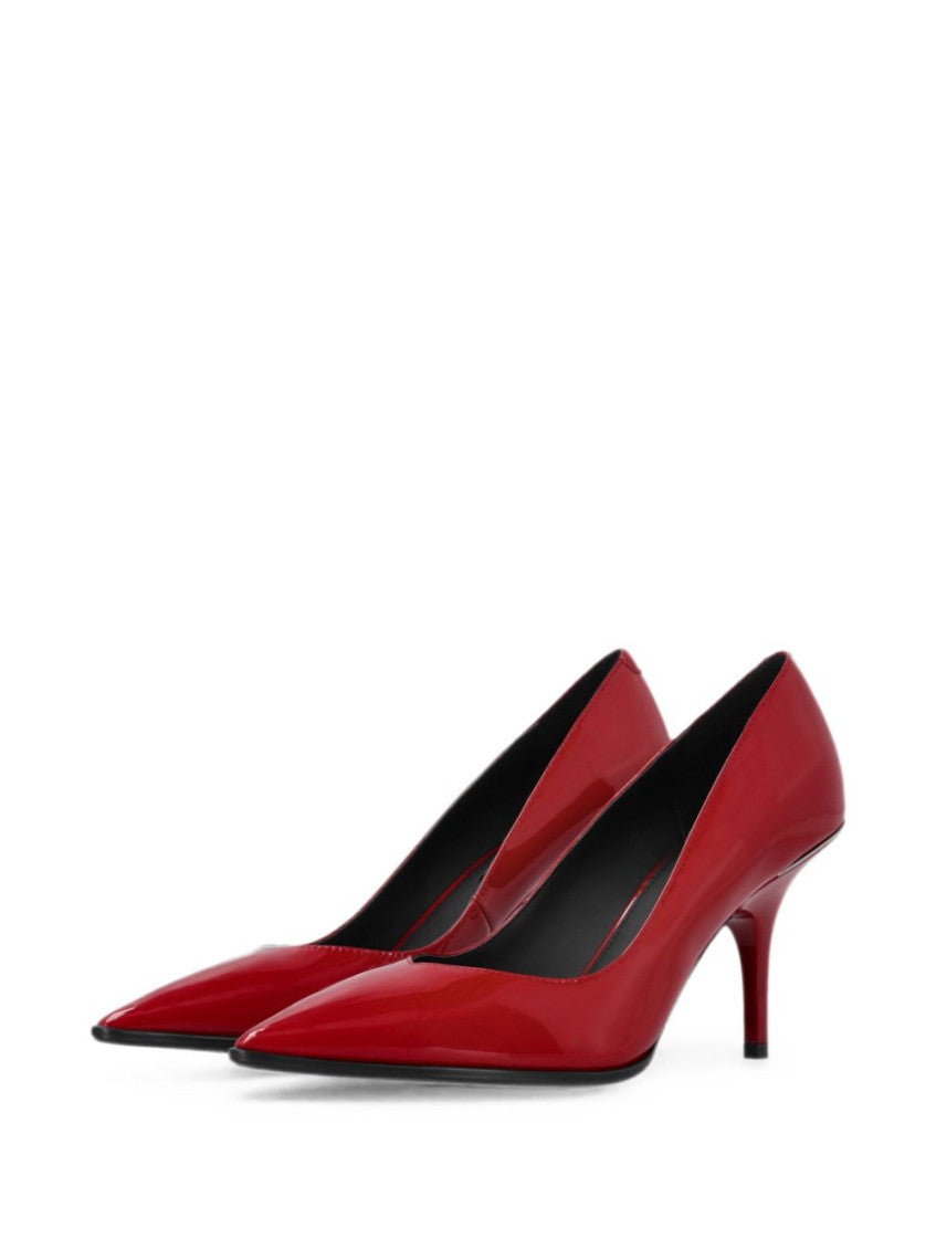 Red Slip-on Pumps 5