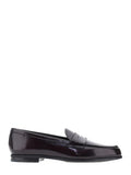 Maroon Leather Loafers 1