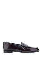 Maroon Leather Loafers 1
