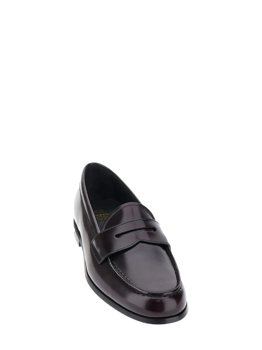 Maroon Leather Loafers 3