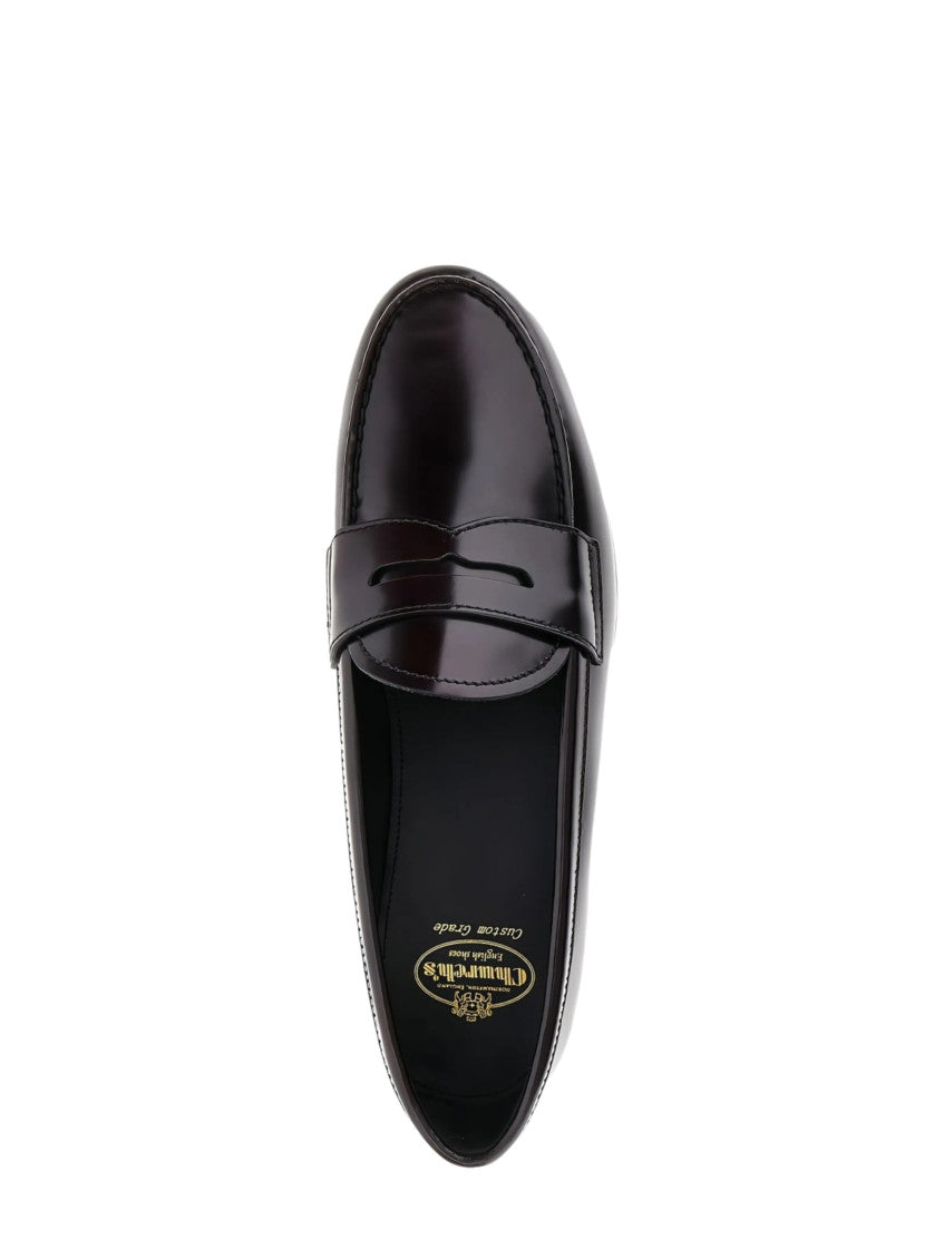 Maroon Leather Loafers 4