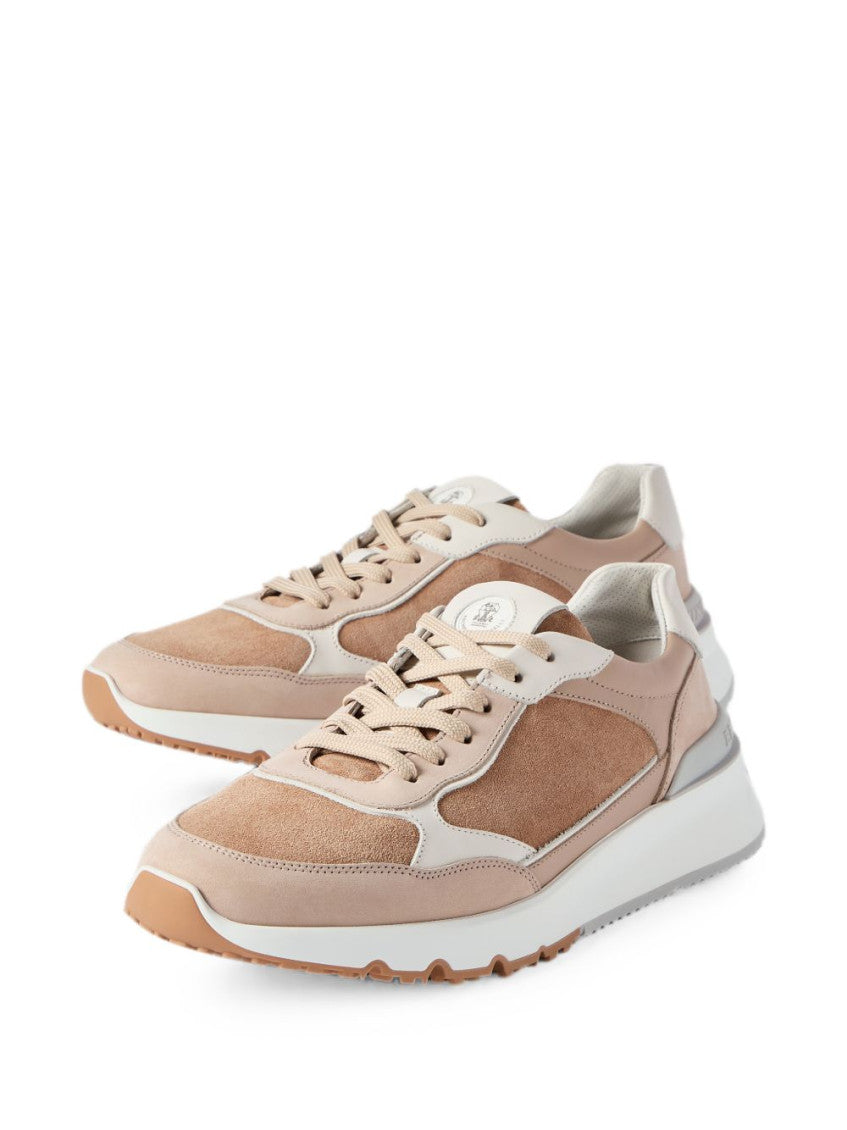 Brown Lace-up Sneakers 2