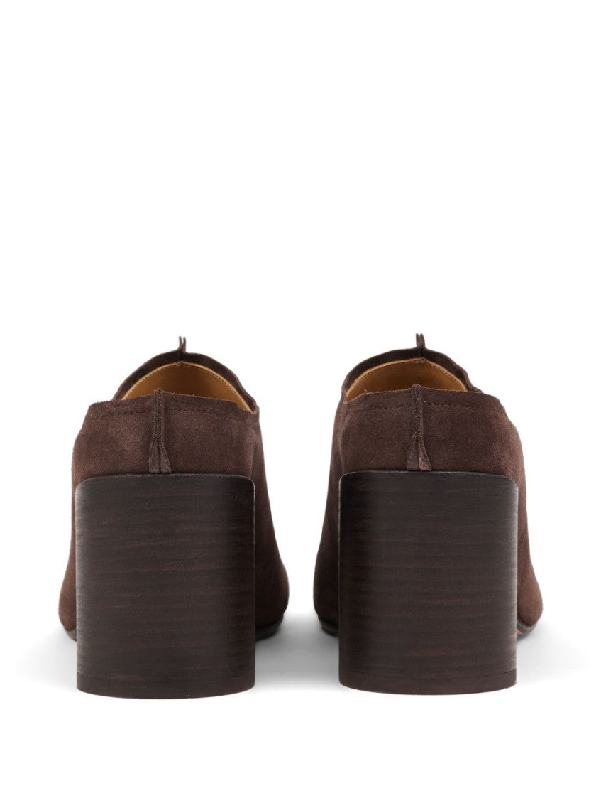 Brown Leather Mules 5
