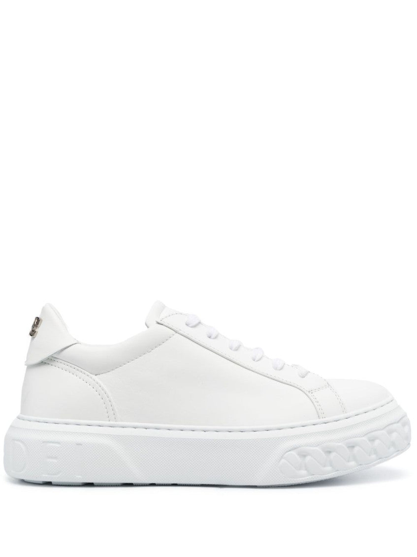 White Leather sneakers 1