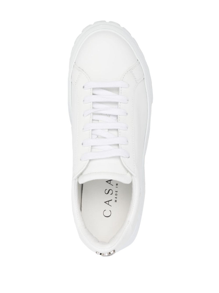 White Leather sneakers 2