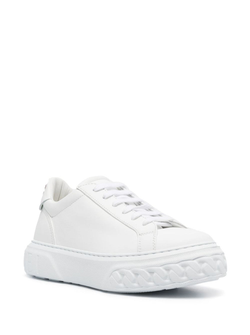 White Leather sneakers 3