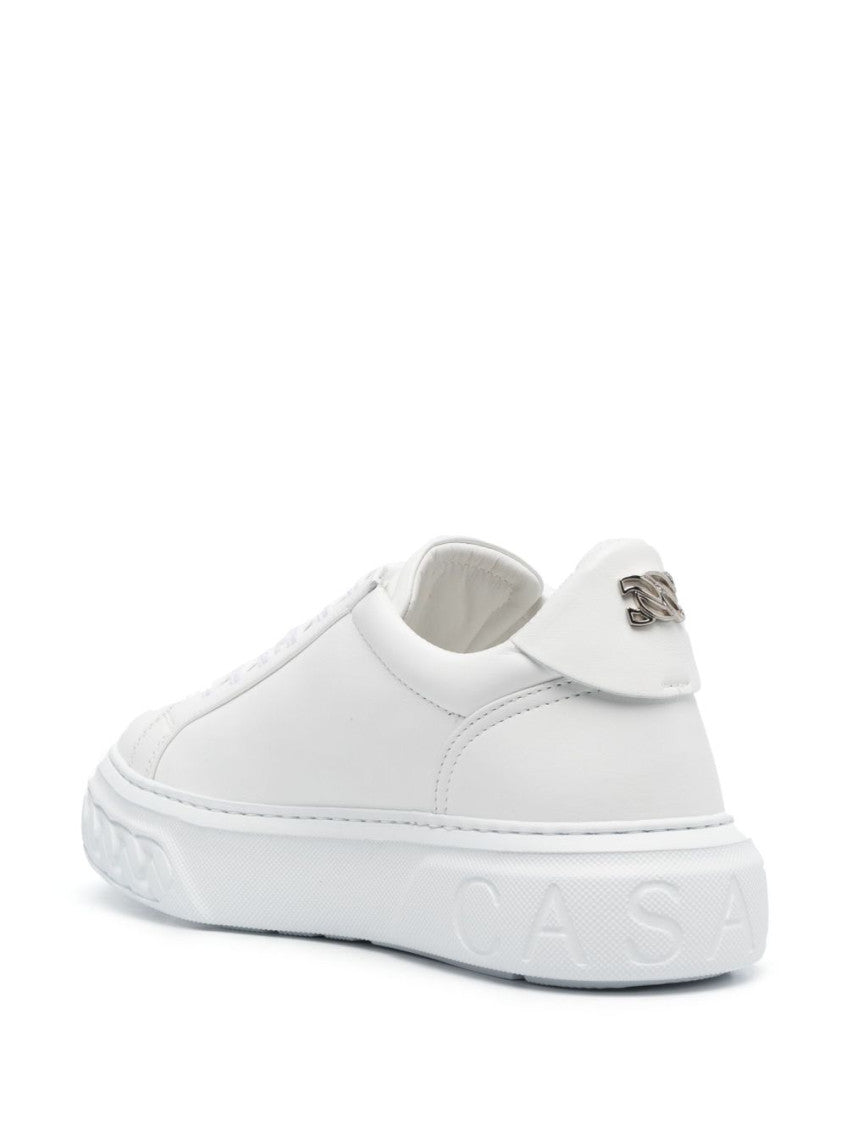 White Leather sneakers 4