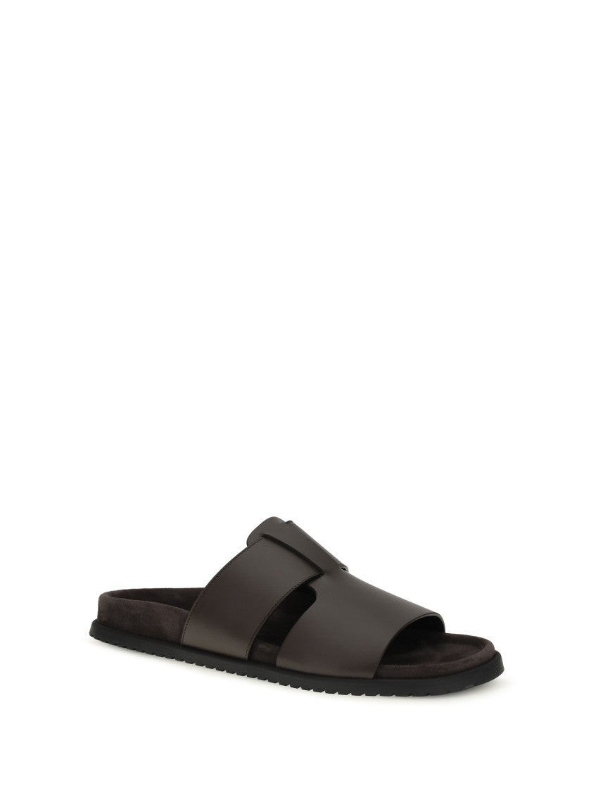 Brown Leather Sandals 2