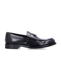 Black Logo Loafers 1