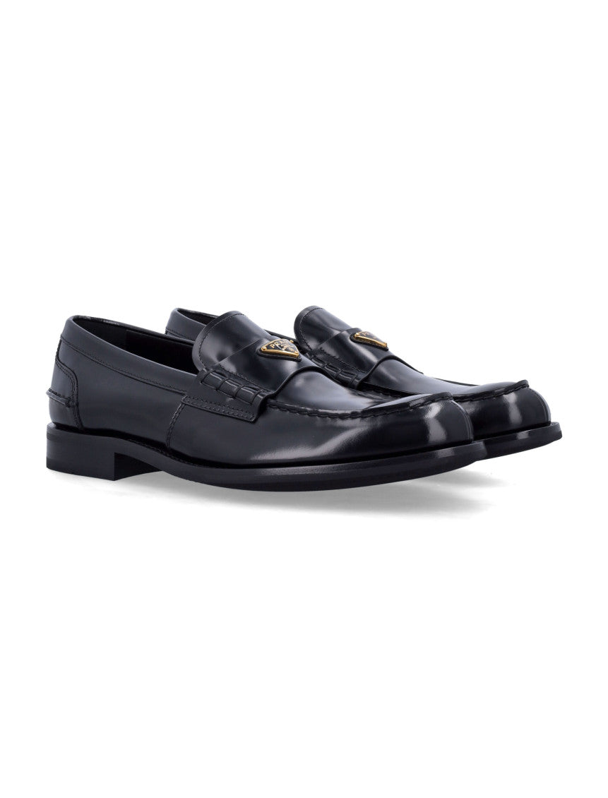 Black Logo Loafers 2