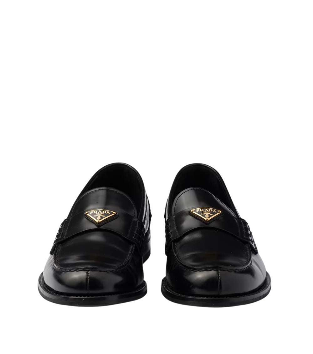 Black Logo Loafers 4