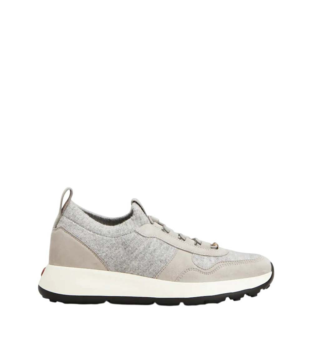 Grey Logo Sneakers 1