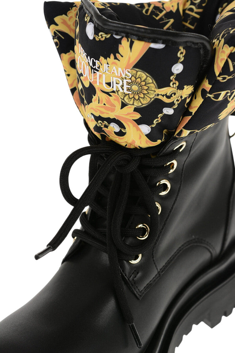 Black Printed Boots 3
