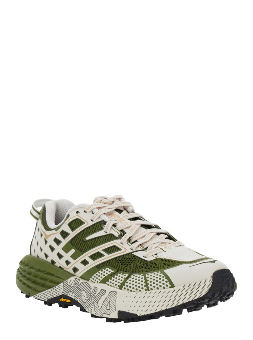 Green Geometric Sneakers 2
