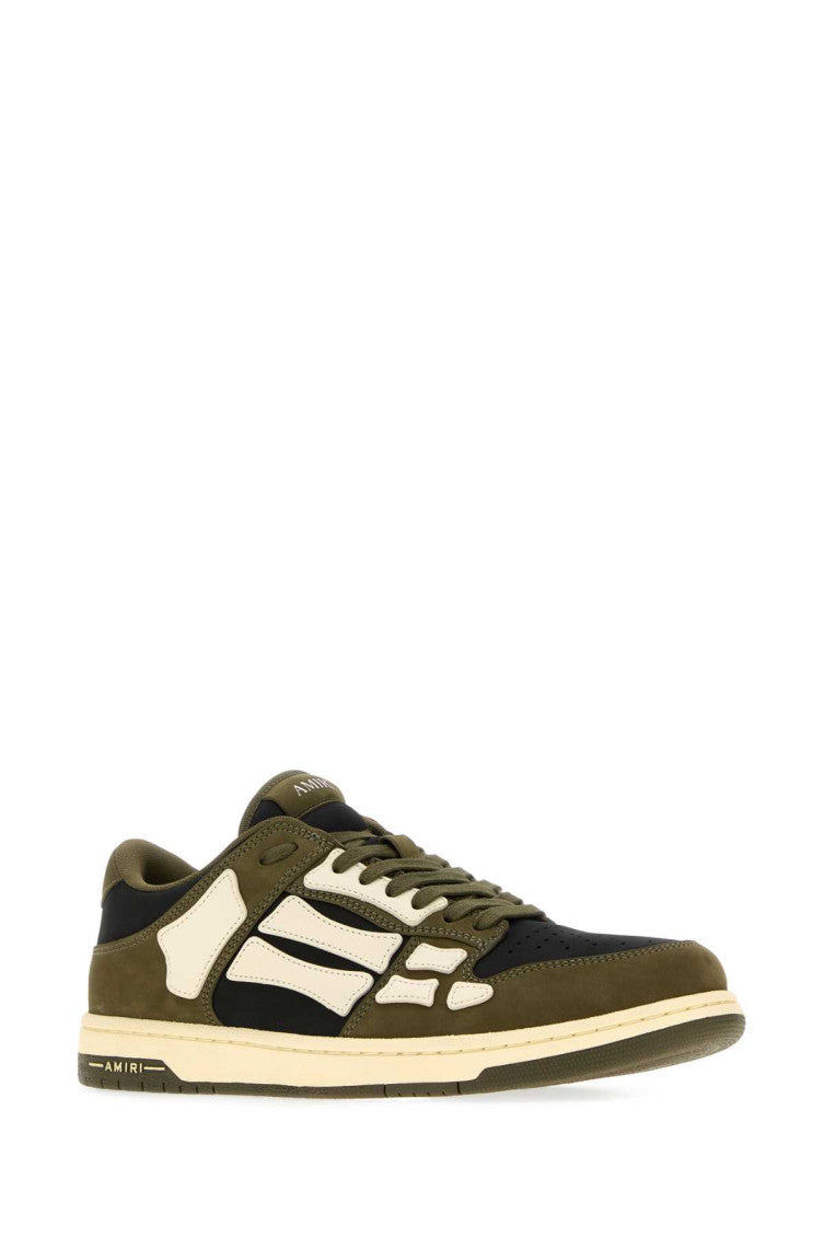 Green Color Block Sneakers 2