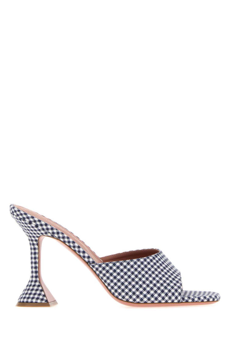 Blue Checks Heels 1