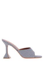 Blue Checks Heels 1