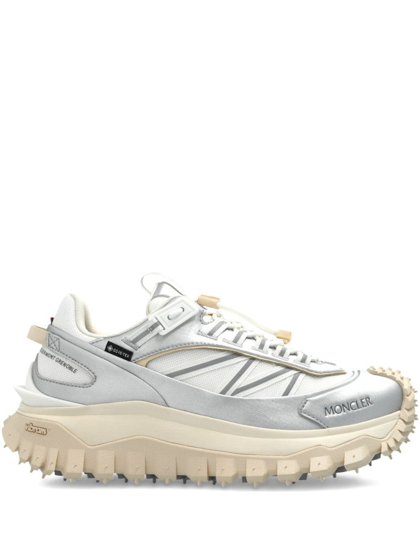Silver Logo Sneakers 1