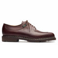 Maroon Leather Lace Ups Shoes 1