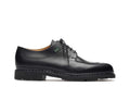 Black Solid Avignon Lace Ups Shoes 1