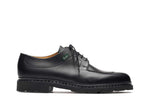 Black Solid Avignon Lace Ups Shoes 1