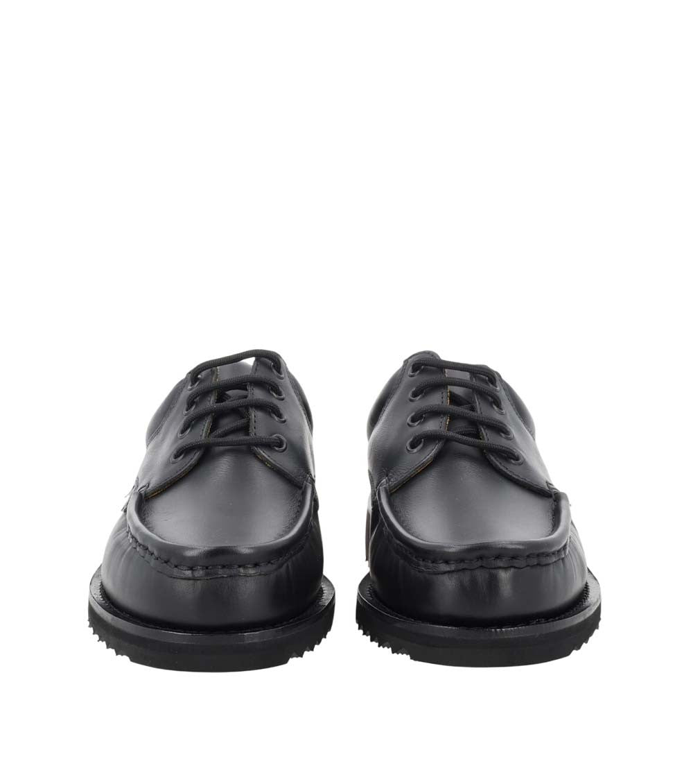 Black Leather  Lace Ups  Shoes 3