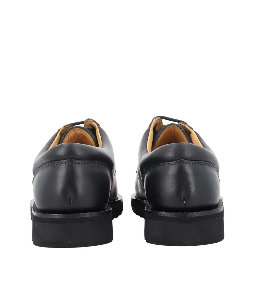 Black Leather  Lace Ups  Shoes 4