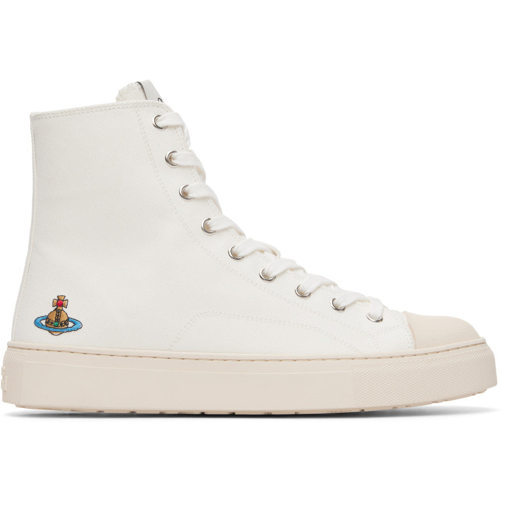 White Logo Sneakers 1