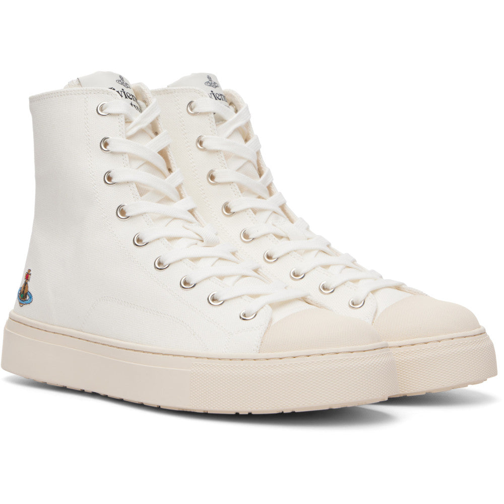 White Logo Sneakers 2