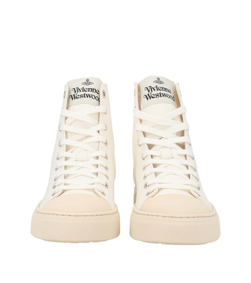 White Logo Sneakers 4