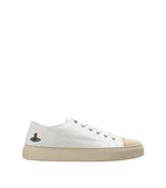 White Color Block Sneakers 1