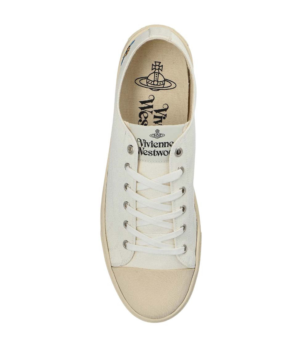 White Color Block Sneakers 3